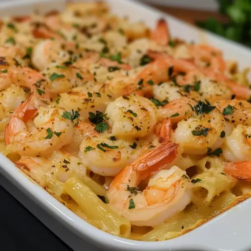 Shrimp Scampi Pasta Auflauf