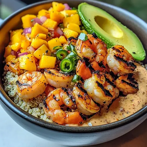 Garnelen und Avocado