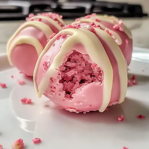 Erdbeerkuchen-Trüffel