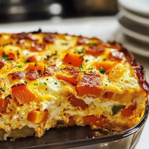 Süßkartoffel-Ei-Auflauf