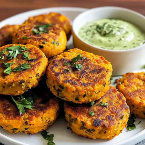 Süßkartoffel-Kräuter-Patties