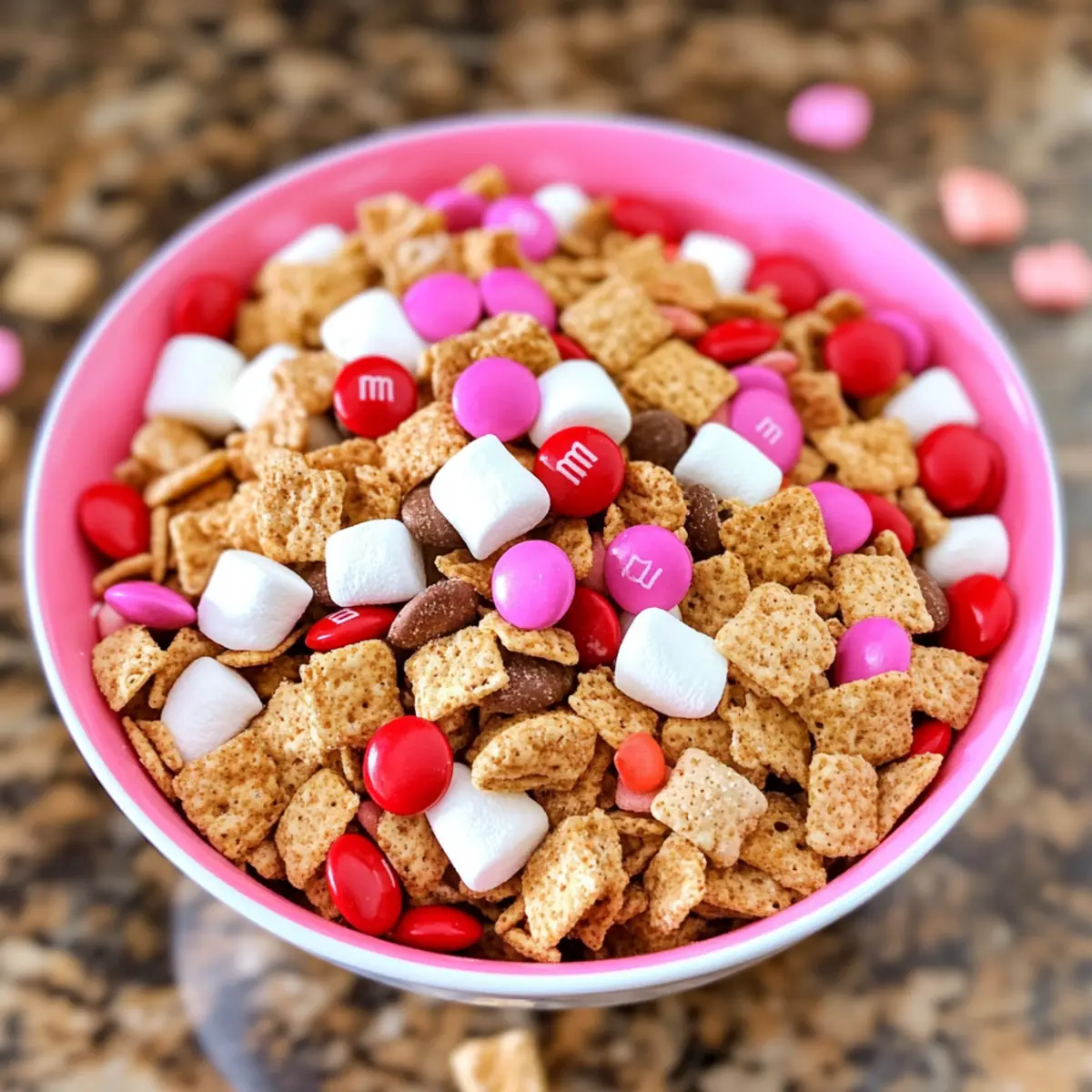 Valentinstag S’mores Snack Mischung